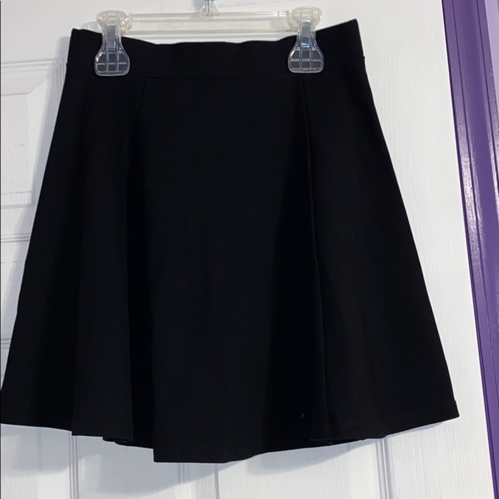 Divided Black Skater Skirt